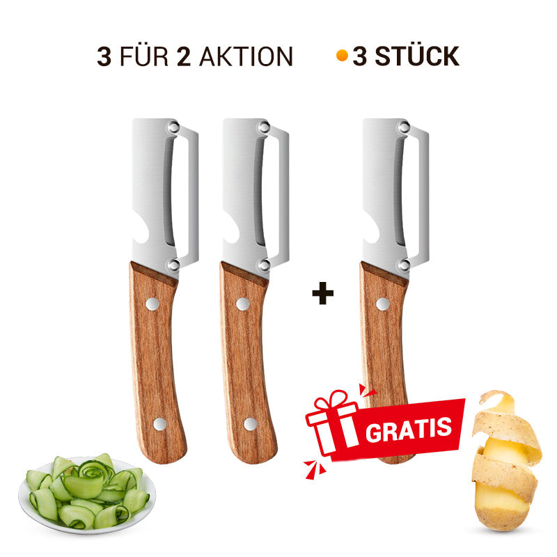 🔥2+1 GRATIS DEAL 🔥 Multifunktionaler Gemüseschäler – scharf, schnell & perfekt für Obst & Gemüse ✨🔪