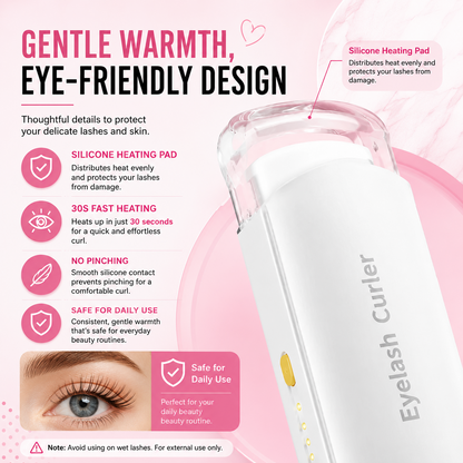 🔥 Überraschung 50 % Rabatt! Holen Sie sich traumhafte Wimpern zurück! ✨ Wiederaufladbare elektrische beheizte Wimpernzange