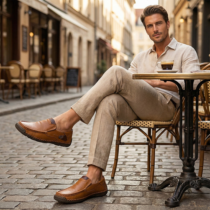 🔥Atmungsaktives Kalbsleder🔥Klassische, bequeme Lederschuhe für Herren