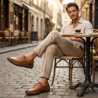 🔥Atmungsaktives Kalbsleder🔥Klassische, bequeme Lederschuhe für Herren
