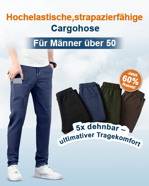 🔥Letzter Tag 60% Rabatt!🏆MultiPants – Hochelastische, strapazierfähige Cargohose mit vielen Taschen