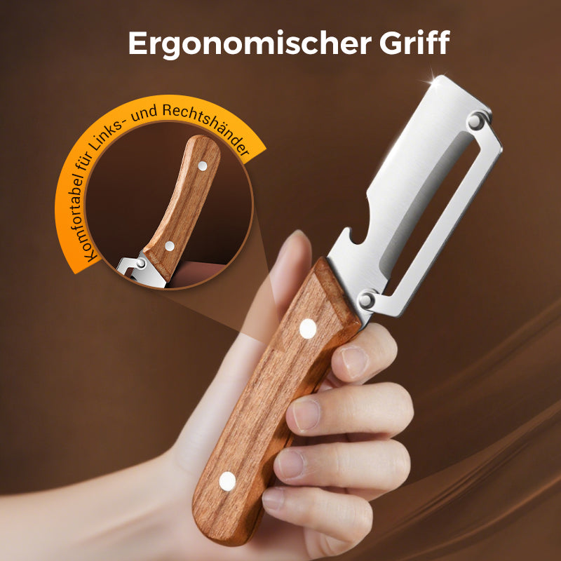 🔥2+1 GRATIS DEAL 🔥 Multifunktionaler Gemüseschäler – scharf, schnell & perfekt für Obst & Gemüse ✨🔪