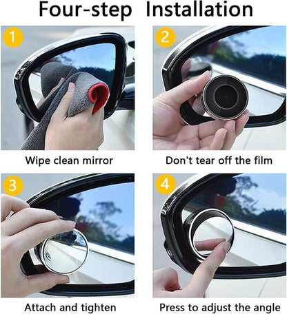 💥 50 % Rabatt! Toter-Winkel-Spiegel fürs Auto – Kein blinder Fleck, volle Sicherheit! 🚗 360° drehbar, einfach montiert, für alle Fahrzeuge ⚡ Limitiertes Angebot ⏳