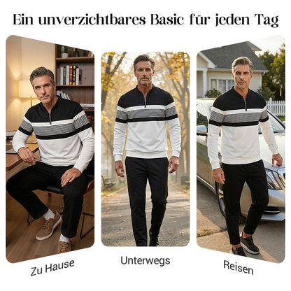 👕 50% RABATT! ⌛ Herren-Set: Pullover mit Grafischem Druck & Hose – Lässiger Street-Style, Bequemer Schnitt & Vielseitig 👖