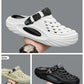 ✈️Atmungsaktive Slip-On-Sandalen für Herren👣Zwei Arten, ein Paar Schuhe zu tragen👣