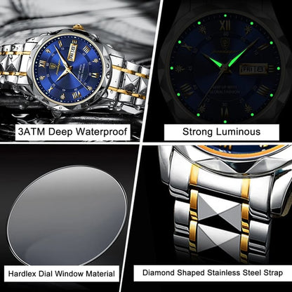 🎁2024 Hot Sale🎁 Top Marke Wasserdicht Leuchtend Luxuriöse Herrenuhr