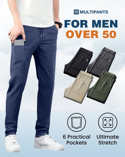 🔥Letzter Tag im Angebot: 65 % Rabatt!🔥MultiPants – Strapazierfähige Cargohose mit hohem Stretchanteil und vielen Taschen.
