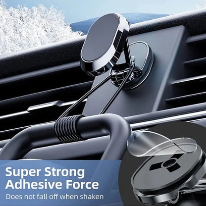 🚗 50 % Rabatt! Magnetischer Handyhalter fürs Auto – Fester Halt, freie Sicht! 📱 360° drehbar, faltbar & bequem mit einer Hand verstellbar 🧲