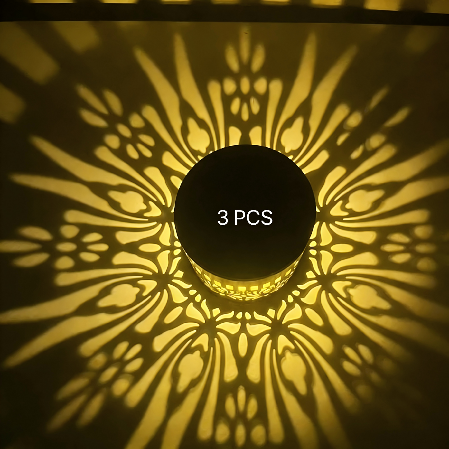 💎 60% RABATT! 💎 Solar-Mandalaleuchte für Garten & Terrasse – 2-in-1 Boden- & Wandleuchte mit Vintage-Projektion, IP65 & Rostfrei 🌿🌙