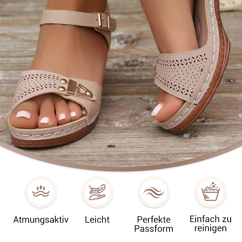🪧Maximal 50 % Rabatt🌟Damen Sandalen mit Blockabsatz