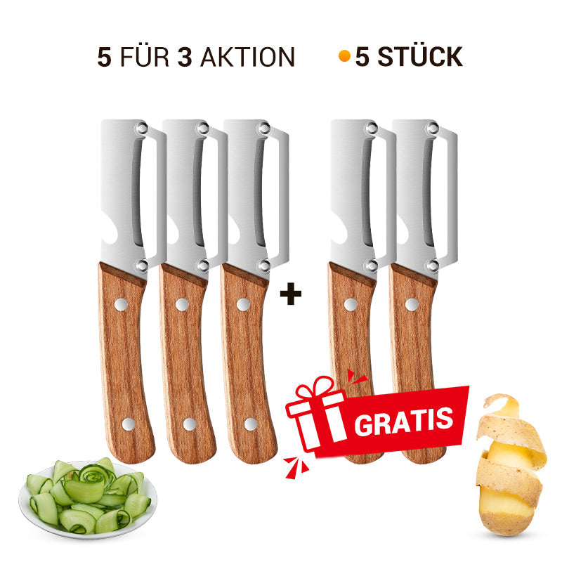🔥2+1 GRATIS DEAL 🔥 Multifunktionaler Gemüseschäler – scharf, schnell & perfekt für Obst & Gemüse ✨🔪