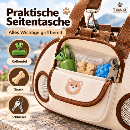 🐾 50% RABATT! 🎒 3-in-1 Haustier-Tragetasche – Atmungsaktiv & ergonomisch für unterwegs ✨