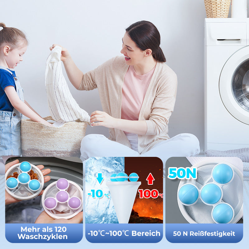 🧼✨ BEFRISTETES ANGEBOT: 50% RABATT! Schwimmender Filterbeutel-Waschball für Waschmaschinen – Fängt Haare & Flusen, Einfache Reinigung für Badewanne, Waschbecken & Waschmaschine 🐾📦