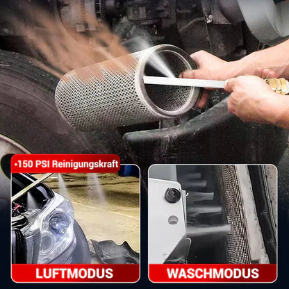 Reinigungsstab für Kühlsysteme: Wasser/Luft-Kombisystem zur Demontagefreien Auto-Reinigung