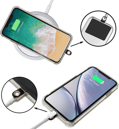 📱 2er-Set Universal-Handyband zum Umhängen – verstellbare Nylon-Handykette