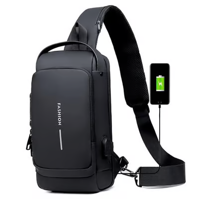 🔥 Heißer Verkauf🔥Sporttragetasche mit USB-Ladefunktion, Diebstahlsichere Umhängetasche