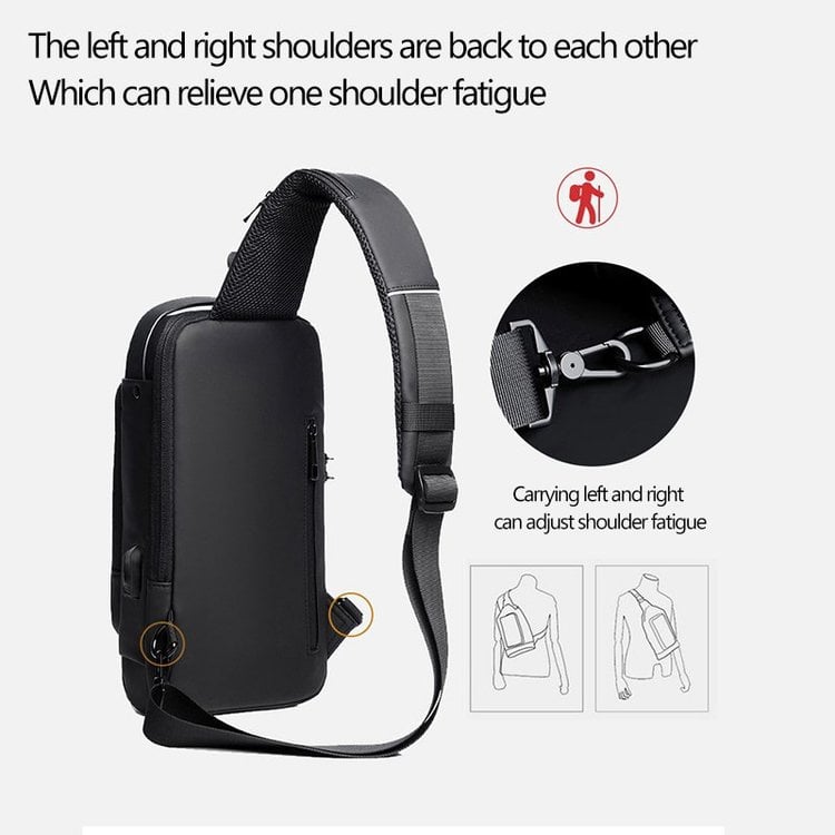 🔥 Heißer Verkauf🔥Sporttragetasche mit USB-Ladefunktion, Diebstahlsichere Umhängetasche