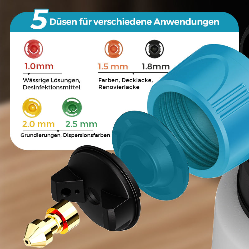 🔥🔥 56 % Rabatt + Gratisversand! 💥 🎨 Kabelloses elektrisches Farbspritzgerät – Schnell, sauber und effizient