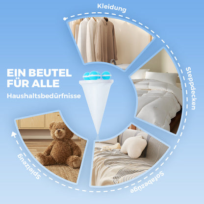 🧼✨ BEFRISTETES ANGEBOT: 50% RABATT! Schwimmender Filterbeutel-Waschball für Waschmaschinen – Fängt Haare & Flusen, Einfache Reinigung für Badewanne, Waschbecken & Waschmaschine 🐾📦