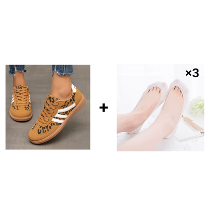 🔥Verkaufsschlager🔥Damen Stylische Runde Zehen Rutschfeste Freizeitschuhe