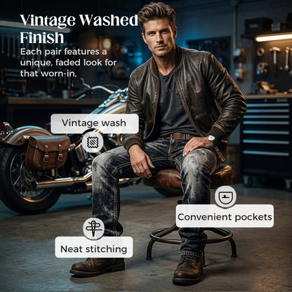 Kreative Stretch-Jeans für Herren, minimalistischer Stil, ideal für den Sommer, Emo-Stil