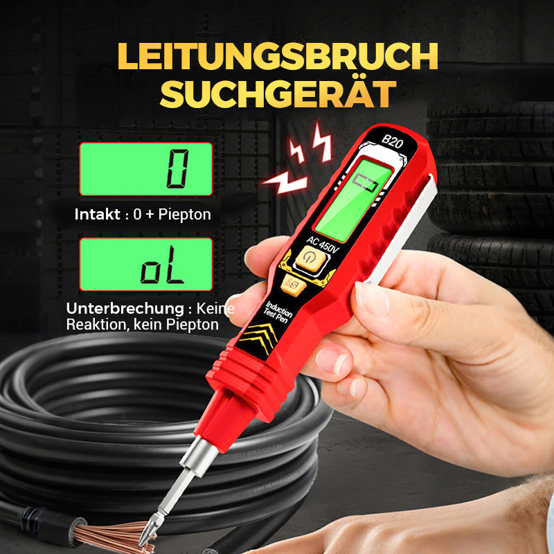 🔍 Berührungsloser Spannungsprüfer – AC 12-1000V, LCD-Anzeige mit Beleuchtung & Akustische/Visuelle Warnung 🛡️