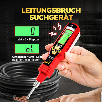 🔍 Berührungsloser Spannungsprüfer – AC 12-1000V, LCD-Anzeige mit Beleuchtung & Akustische/Visuelle Warnung 🛡️