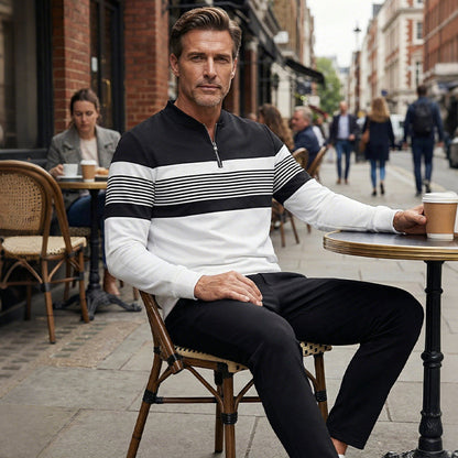 👕 50% RABATT! ⌛ Herren-Set: Pullover mit Grafischem Druck & Hose – Lässiger Street-Style, Bequemer Schnitt & Vielseitig 👖