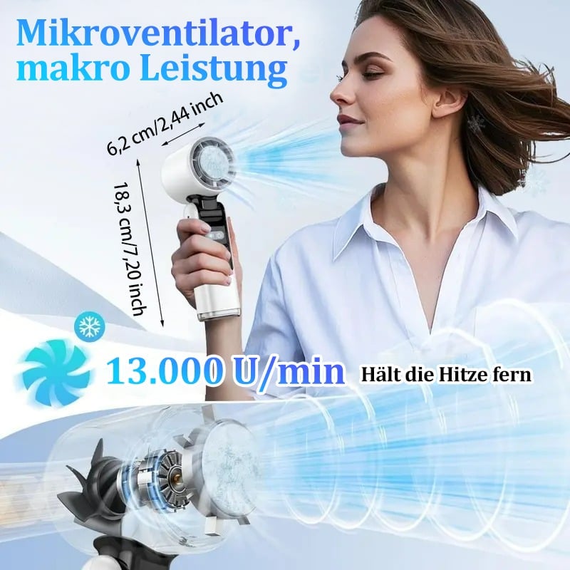 🔥2025 SOMMERANGEBOT 50% Rabatt💥Mini-Eis-Kühlgebläse