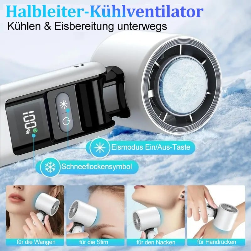 🔥2025 SOMMERANGEBOT 50% Rabatt💥Mini-Eis-Kühlgebläse