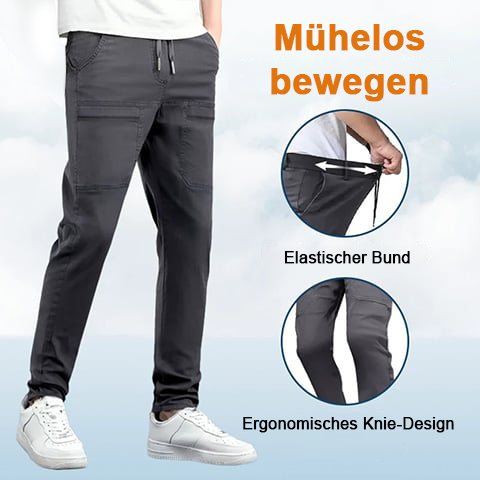 🔥Letzter Tag 60% Rabatt!🏆MultiPants – Hochelastische, strapazierfähige Cargohose mit vielen Taschen