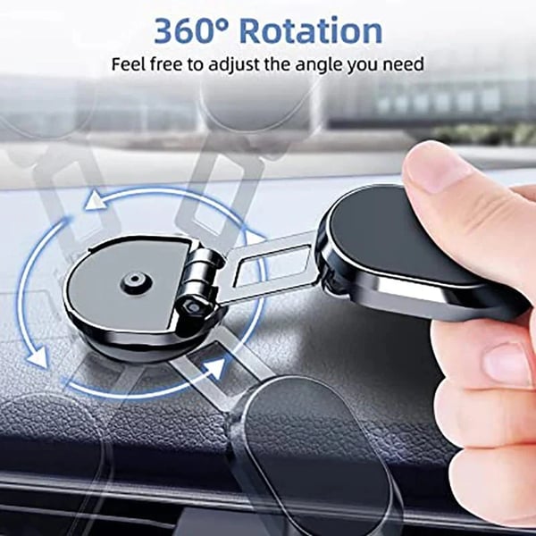 🚗 50 % Rabatt! Magnetischer Handyhalter fürs Auto – Fester Halt, freie Sicht! 📱 360° drehbar, faltbar & bequem mit einer Hand verstellbar 🧲