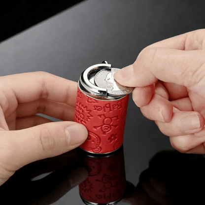 🔑 50% RABATT! ✨ Tragbarer Münzhalter mit Schlüsselring und Staufach, kompakte Aufbewahrung für Münzen und Kleinteile
