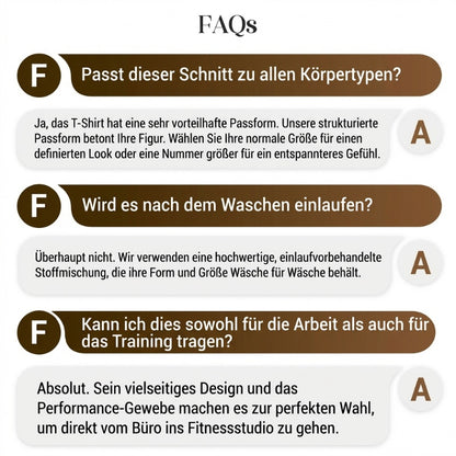 🔥HEIßER VERKAUF 50% RABATT🔥2026 Herren Geschäfts-Kurzarm-Fitness-T-Shirt