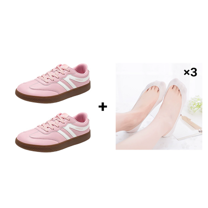 🔥Verkaufsschlager🔥Damen Stylische Runde Zehen Rutschfeste Freizeitschuhe