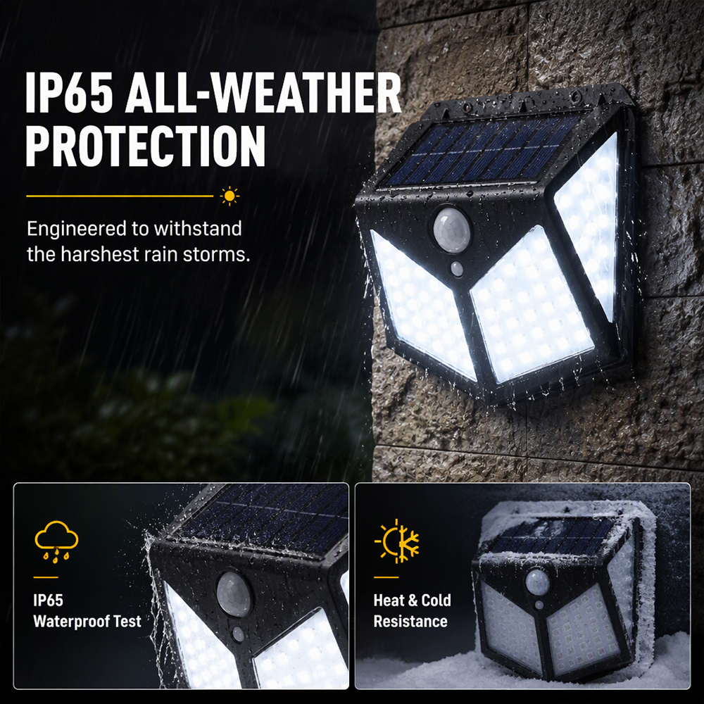🔆 Kaufe 1, erhalte 1 GRATIS! Solar-Wandleuchte Außen Wasserdicht – Automatisch hell, zuverlässig sicher! 🏡 140 LEDs, kabellose Wandmontage, regenfest 🛡️