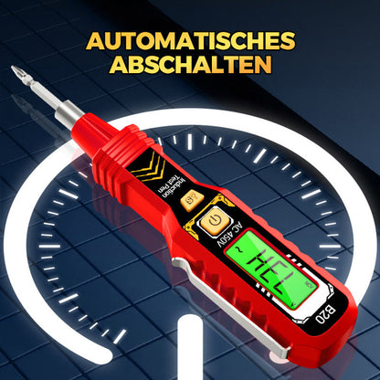🔍 Berührungsloser Spannungsprüfer – AC 12-1000V, LCD-Anzeige mit Beleuchtung & Akustische/Visuelle Warnung 🛡️