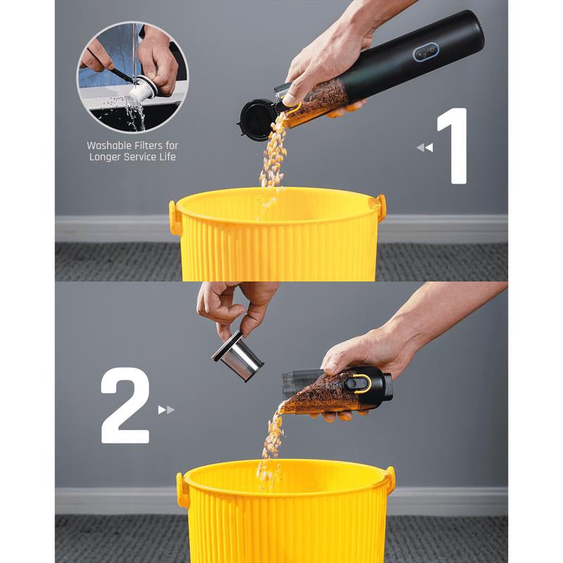 🎁Letzter Tag Verkauf 50% Rabatt🔥Kabelloser Autostaubsauger mit hoher Leistung