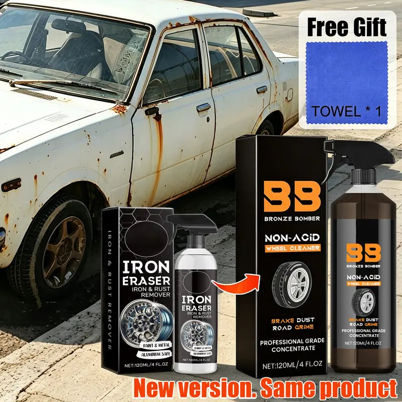 ✨ Rost entfernen in Sekunden! 🚗 Profi Rostentferner-Spray für Autos – 50% RABATT + Kaufe 2, erhalte 1 GRATIS! 🔥