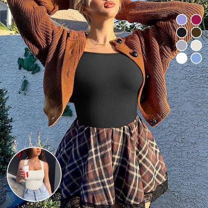 【😍Heißer Sale 50 % 😍】Ärmellose Tank-Tops und Bodys mit Bauch-weg-Effekt