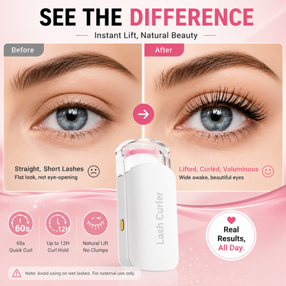 🔥 Überraschung 50 % Rabatt! Holen Sie sich traumhafte Wimpern zurück! ✨ Wiederaufladbare elektrische beheizte Wimpernzange