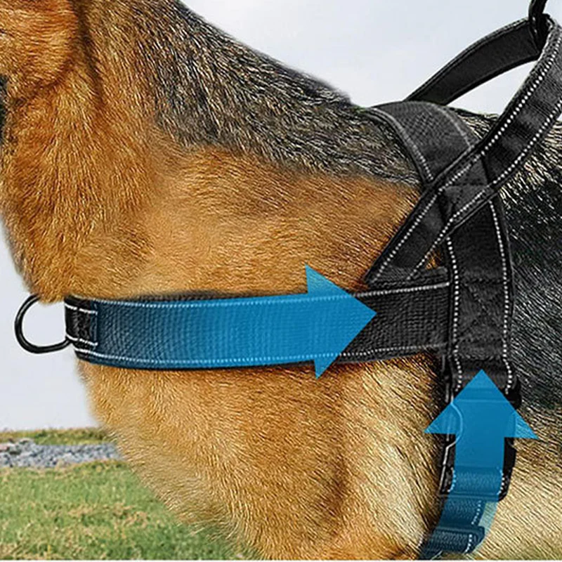 🔥 50 % Rabatt🐶🏆✨Robustes taktisches Hundegeschirr mit Griff🐕