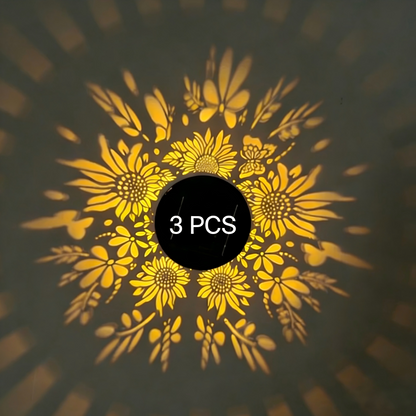 💎 60% RABATT! 💎 Solar-Mandalaleuchte für Garten & Terrasse – 2-in-1 Boden- & Wandleuchte mit Vintage-Projektion, IP65 & Rostfrei 🌿🌙