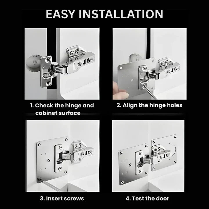 🔥Kaufe 1, erhalte 1 GRATIS!🛠️ HingePlate DIY Möbelscharniere Reparatur Seitenplatte 🏠 Einfache Scharnierreparatur