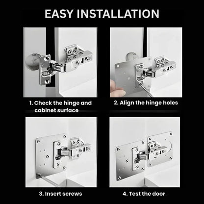 🔥Kaufe 1, erhalte 1 GRATIS!🛠️ HingePlate DIY Möbelscharniere Reparatur Seitenplatte 🏠 Einfache Scharnierreparatur