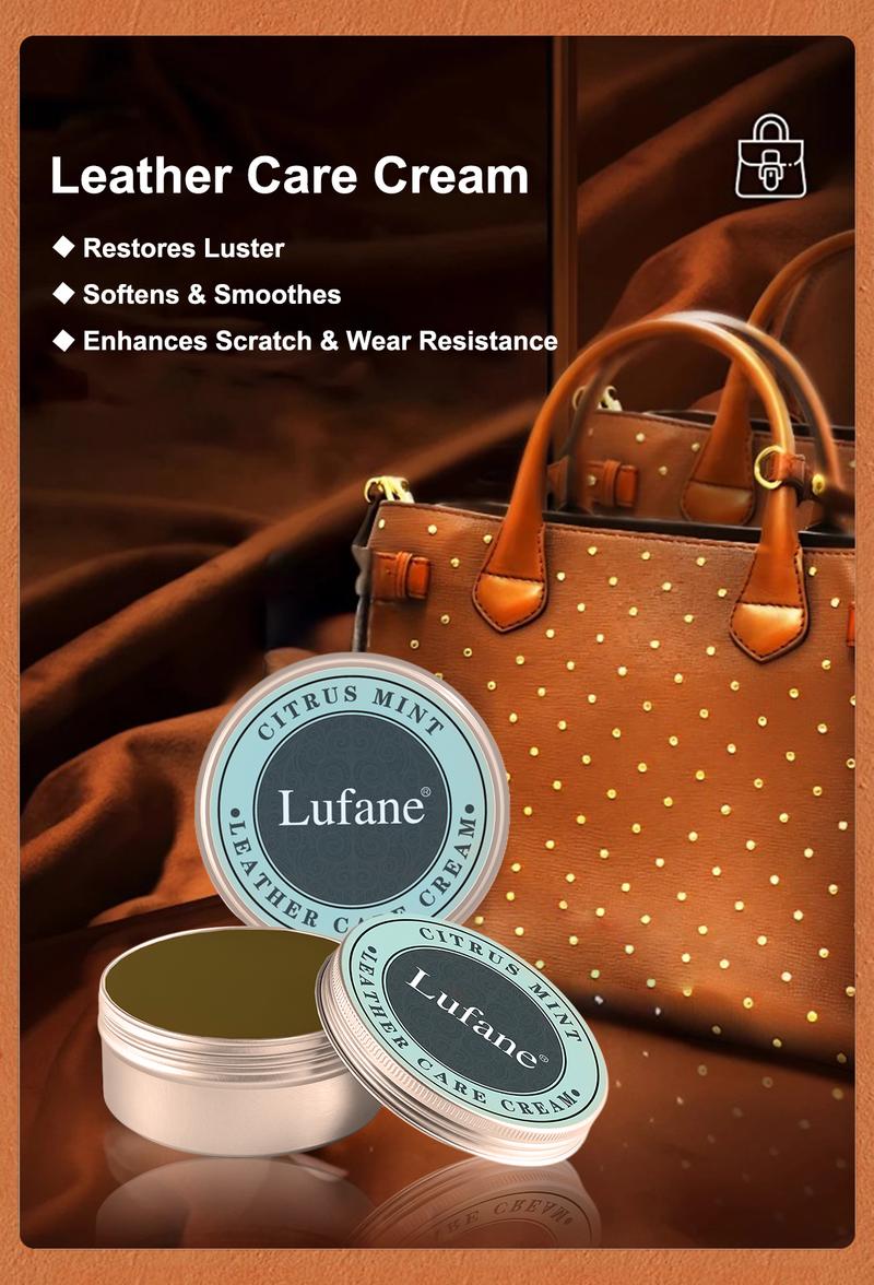 ✨ Lederpflegecreme: Rein natürlicher, ungiftiger Lederpflegestoff - wasserabweisende Formel.🧼