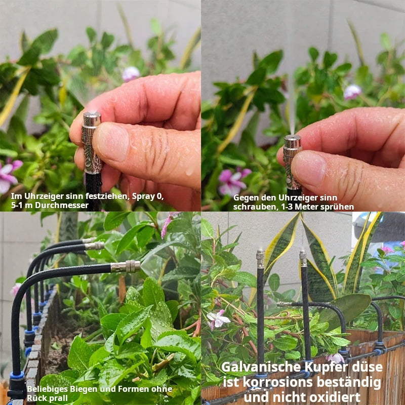 📢📢50 % Rabatt!! ⏰🌱 Automatisches 360° rotierendes Gartenbewässerungssystem 💧⚙️