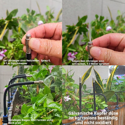 📢📢50 % Rabatt!! ⏰🌱 Automatisches 360° rotierendes Gartenbewässerungssystem 💧⚙️