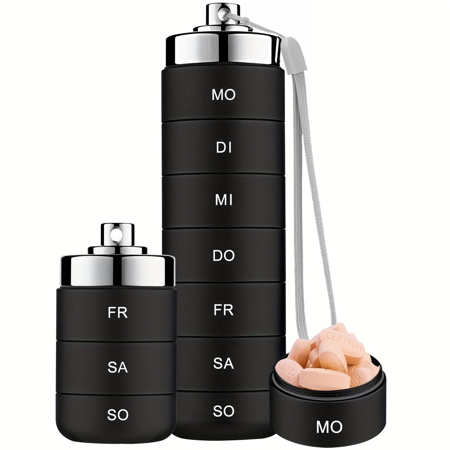 💎 -50% AUF DIE METALL-PILLENDOS! 💎 Auslaufsicher, 7-Tage & Lasergravur für unterwegs 🧳