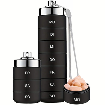 💎 -50% AUF DIE METALL-PILLENDOS! 💎 Auslaufsicher, 7-Tage & Lasergravur für unterwegs 🧳